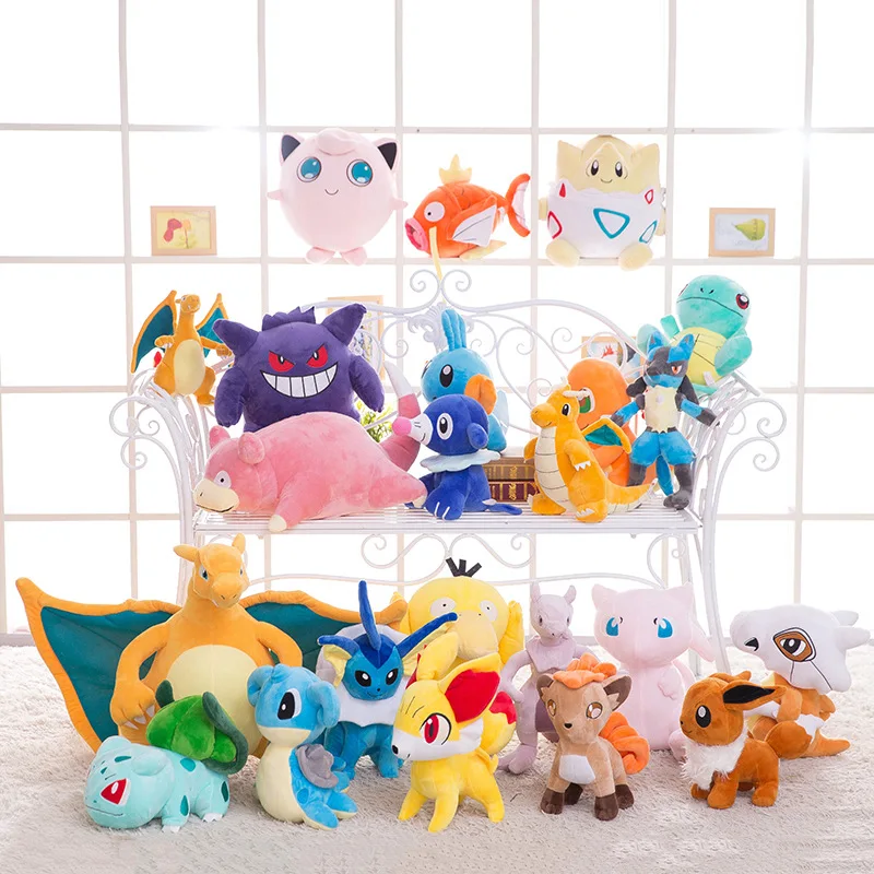 Anime Pikachu Plush Dolls kids Toys high quality Snorlax/Bulbasaur/Charmander/Squirtle Anime Stuffed dolls for Children Gift
Anime Pikachu Plush Dolls kids Toys high quality Snorlax/Bulbasaur/Charmander/Squirtle Anime Stuffed dolls for Children Gift