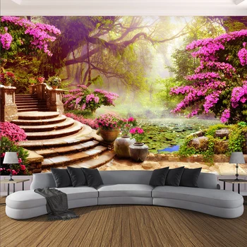 European Style Romantic Forest Landscape Nature Wallpaper Photo Wall Mural Living Room Bedroom Non-Woven Wallpaper Papel Murals
European Style Romantic Forest Landscape Nature Wallpaper Photo Wall Mural Living Room Bedroom Non-Woven Wallpaper Papel Murals