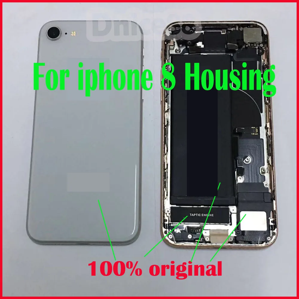 For iphone 8 back cover,for iphone 8G housing,including rear camera , battery,bell,good quality and good working housing.
For iphone 8 back cover,for iphone 8G housing,including rear camera , battery,bell,good quality and good working housing.
