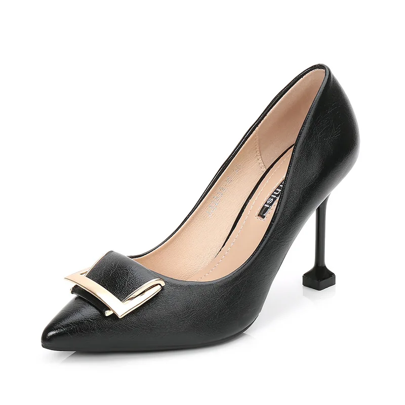 High Heels Shoes Pointed Toe Women Pumps PU Leather Wedding Dress Shoes Spring Summer Sexy Ladies Shoes Zapatos Mujer Black Pink
High Heels Shoes Pointed Toe Women Pumps PU Leather Wedding Dress Shoes Spring Summer Sexy Ladies Shoes Zapatos Mujer Black Pink