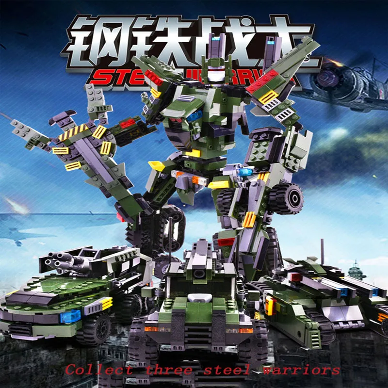 Legode Transformation Series Robot Car building block Steel Warrior Model Kits Action Figure Legoings toy blocks for Christmas
Legode Transformation Series Robot Car building block Steel Warrior Model Kits Action Figure Legoings toy blocks for Christmas