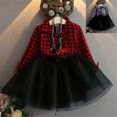 Kids Dresses For Girls Autumn Spring Toddler Girl Plaid Fashion Tulle Dress Ball Gown Wholesale Lots Bulk Clothes For Children
Kids Dresses For Girls Autumn Spring Toddler Girl Plaid Fashion Tulle Dress Ball Gown Wholesale Lots Bulk Clothes For Children
