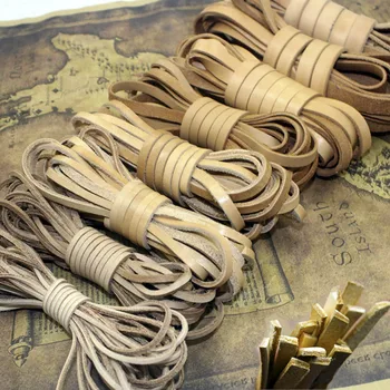 2m 2/3/4/5/6/8mm Flat Real Leather Cord Soft Genuine Leather Rope for Diy Jewelry Making Handmade Bracelet Necklace Accessory
2m 2/3/4/5/6/8mm Flat Real Leather Cord Soft Genuine Leather Rope for Diy Jewelry Making Handmade Bracelet Necklace Accessory