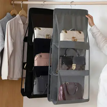Hanging Storage Bag Purse Handbag Tote Bag Shoes Storage Organizer Rack Hanger Storage Accessories Closet Rack Hangers 6 Pockets
Hanging Storage Bag Purse Handbag Tote Bag Shoes Storage Organizer Rack Hanger Storage Accessories Closet Rack Hangers 6 Pockets