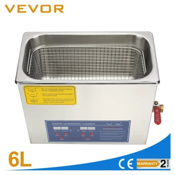US Stock VEVOR Commercial Ultrasonic Cleaner 6L Heated Ultrasonic Cleaner with Digital Timer Jewelry Watch Glasses Cleaner
US Stock VEVOR Commercial Ultrasonic Cleaner 6L Heated Ultrasonic Cleaner with Digital Timer Jewelry Watch Glasses Cleaner