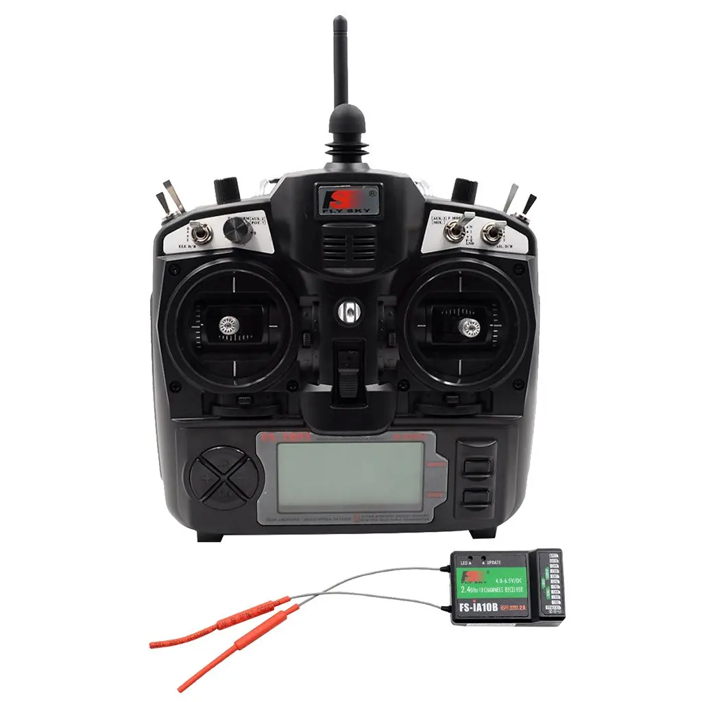 FS-TH9X 2.4GHz 8CH RC Transmitter + FS-IA10B Receiver for Remote Control Helicopter Airplane Glider Drone Parts Accessories
FS-TH9X 2.4GHz 8CH RC Transmitter + FS-IA10B Receiver for Remote Control Helicopter Airplane Glider Drone Parts Accessories