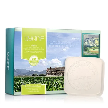 QYF Lily essential oil soaps Whitening moisturizing anti-wrinkle remove Acne scars firming delay aging skin care face cleaner
QYF Lily essential oil soaps Whitening moisturizing anti-wrinkle remove Acne scars firming delay aging skin care face cleaner