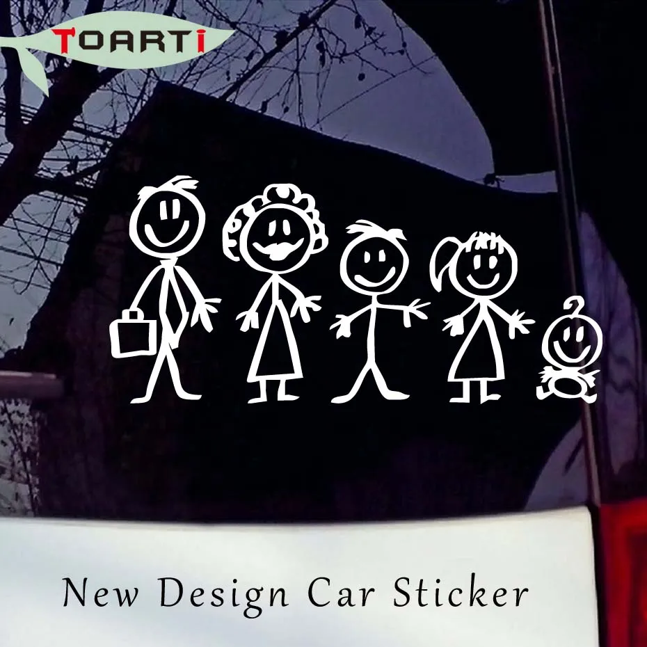 18*8.5CM Family Figure Car Stickers Funny Creative Vinyl Decals Waterproof Auto Stickers Door Decor Car Styling Accessories
18*8.5CM Family Figure Car Stickers Funny Creative Vinyl Decals Waterproof Auto Stickers Door Decor Car Styling Accessories