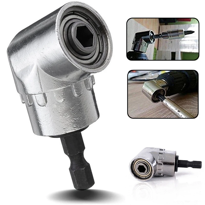 105 Degrees Extension Hex Drill Bit 1/4" Hex Stainless Steel Angle Driver Screwdriver Socket Holder Adaptor Newest Hot Hand Tool
105 Degrees Extension Hex Drill Bit 1/4" Hex Stainless Steel Angle Driver Screwdriver Socket Holder Adaptor Newest Hot Hand Tool