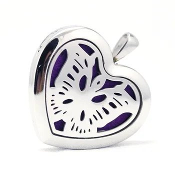 Heart Shape Stainless Steel butterfly Design Aromatherapy Aroma Essential Oil Diffuser Necklace Pendant
Heart Shape Stainless Steel butterfly Design Aromatherapy Aroma Essential Oil Diffuser Necklace Pendant