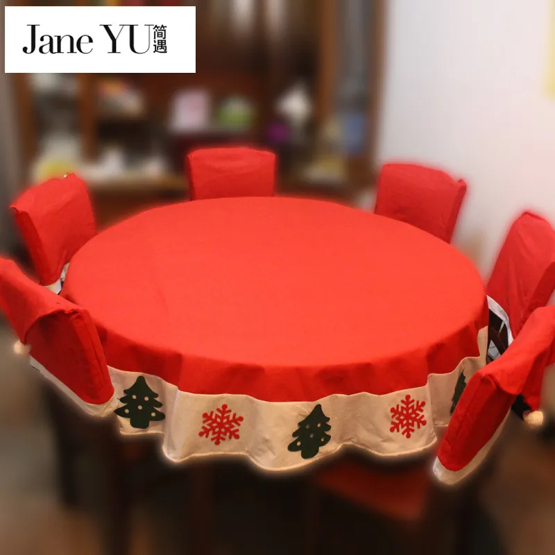 JaneYU Christmas Table Cloth Christmas Cover Thanksgiving Tablecloth Manteles De Navidad Home Party Decor Size Diamater 205cm
JaneYU Christmas Table Cloth Christmas Cover Thanksgiving Tablecloth Manteles De Navidad Home Party Decor Size Diamater 205cm