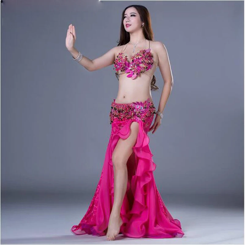Performance Dancer's Vitality Women Elegant Belly Dance Costumes Girls 2pcs Bra+Skirt Ballroom Dance Suit M,L Lady Style Wear
Performance Dancer's Vitality Women Elegant Belly Dance Costumes Girls 2pcs Bra+Skirt Ballroom Dance Suit M,L Lady Style Wear