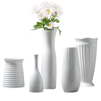 Classic White Ceramic Vase Chinese Arts And Crafts Decor Contracted Porcelain Flower Vase Creative Gift Household Decoration
Classic White Ceramic Vase Chinese Arts And Crafts Decor Contracted Porcelain Flower Vase Creative Gift Household Decoration