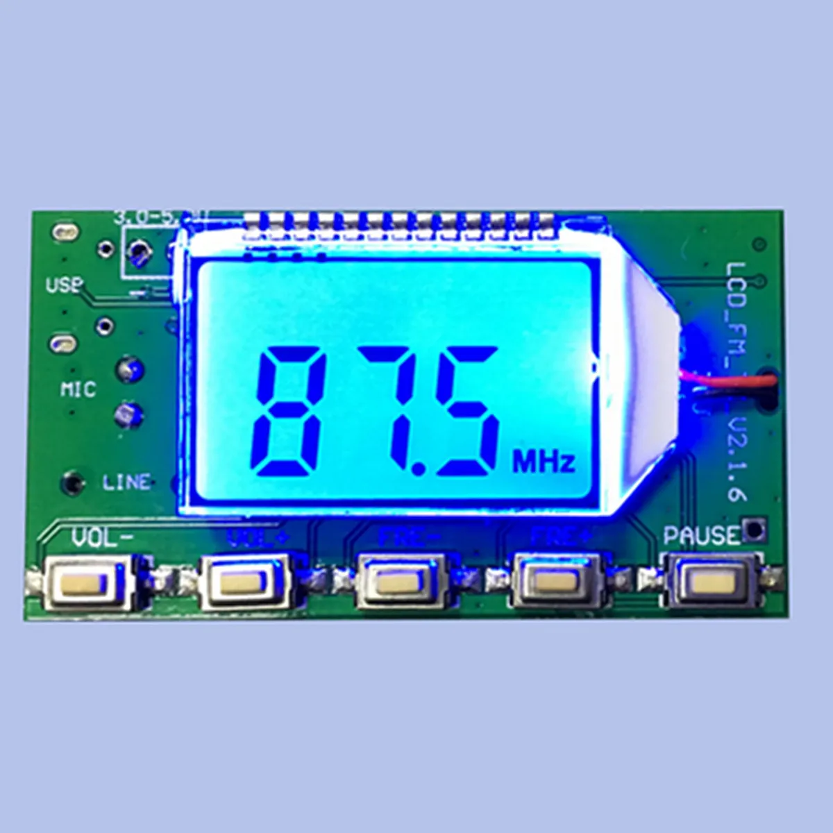 DSP PLL 87-108MHz Digital Wireless Microphone Stereo FM Emitter Module Board Acoustic Components
DSP PLL 87-108MHz Digital Wireless Microphone Stereo FM Emitter Module Board Acoustic Components