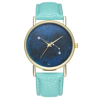 Fashion Starry Sky Constellation Zodiac Women Watches New Leather Quartz Watch Women Wrist Watch Dress Clock For Dropshipping
Fashion Starry Sky Constellation Zodiac Women Watches New Leather Quartz Watch Women Wrist Watch Dress Clock For Dropshipping