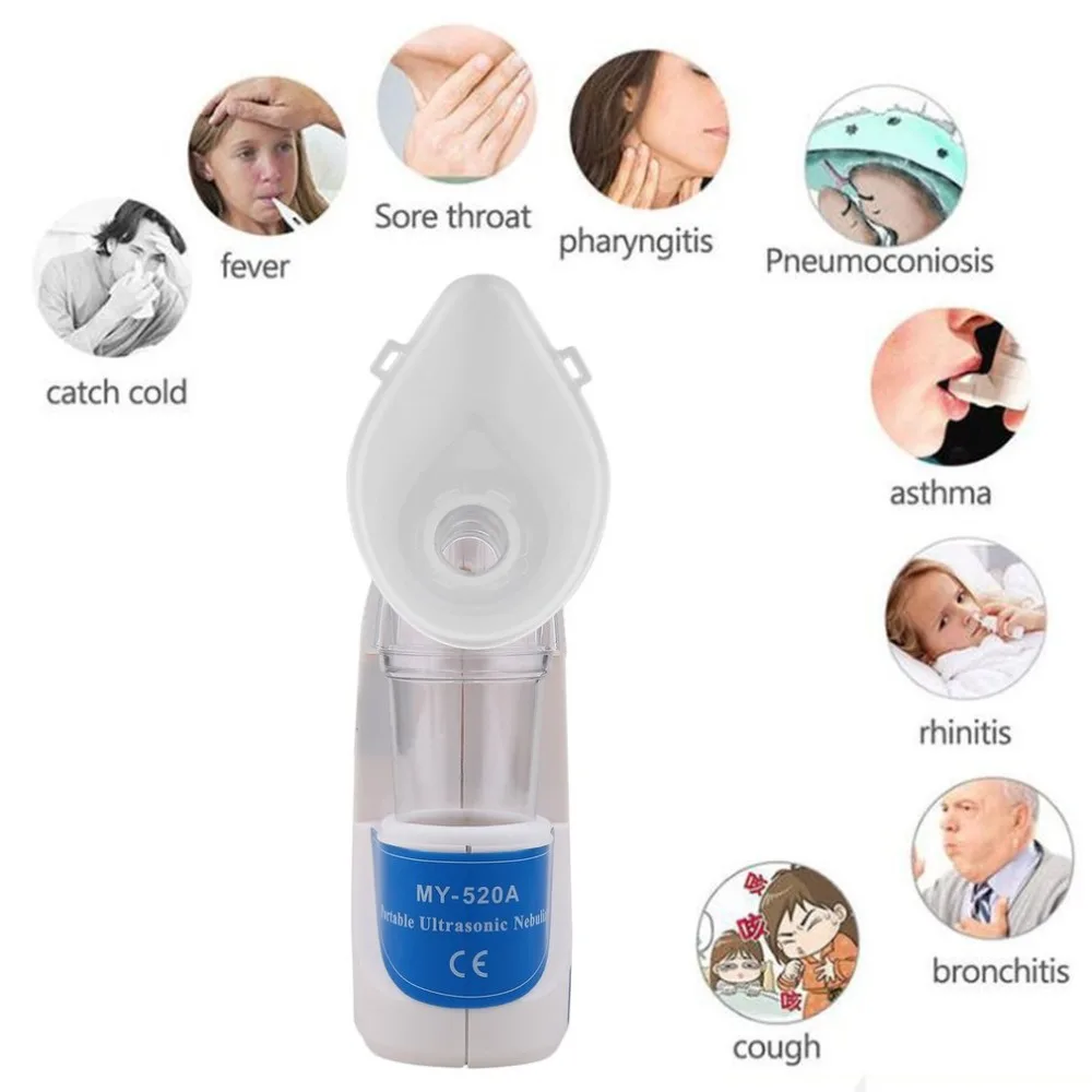 White 2.4Mhz 25ml US Plug Handheld Nebuliser Respirator Humidifier Ultrasonic Nebulizer
White 2.4Mhz 25ml US Plug Handheld Nebuliser Respirator Humidifier Ultrasonic Nebulizer