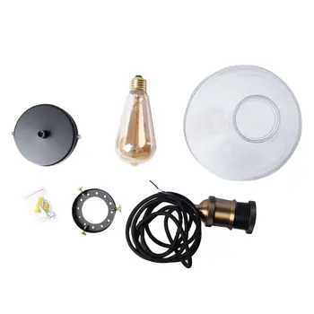 Brand New Vintage Metal Finish Clear Glass Shade Loft Coffee Bar Kitchen Hanging Pendant Light
Brand New Vintage Metal Finish Clear Glass Shade Loft Coffee Bar Kitchen Hanging Pendant Light