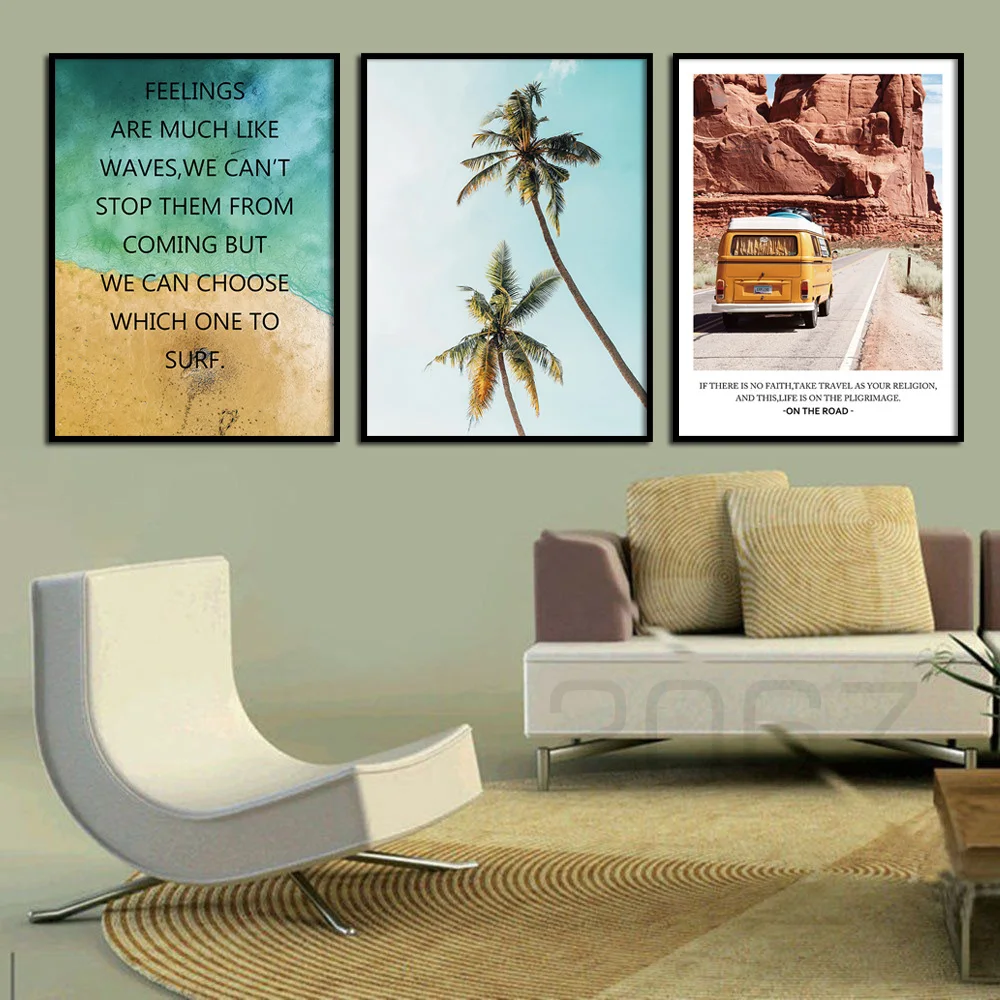 Tropical Sea Beach Palm Tree Bus Landscape Wall Art Canvas Painting Nordic Posters And Prints Wall Picture For Living Room Decor
Tropical Sea Beach Palm Tree Bus Landscape Wall Art Canvas Painting Nordic Posters And Prints Wall Picture For Living Room Decor