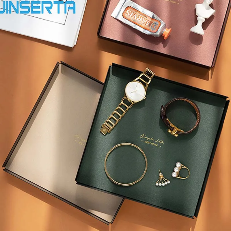 JINSERTA Metal Serving Tray Jewelry Display Plate PU Leather Necklace Ring Cosmetic Organizer Home Office Desktop Decor
JINSERTA Metal Serving Tray Jewelry Display Plate PU Leather Necklace Ring Cosmetic Organizer Home Office Desktop Decor