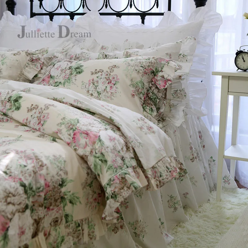 Hot Garden Pastoral bedding set flower print bedding bed set ruffle king size bedding set cotton duvet cover set home bed linen
Hot Garden Pastoral bedding set flower print bedding bed set ruffle king size bedding set cotton duvet cover set home bed linen