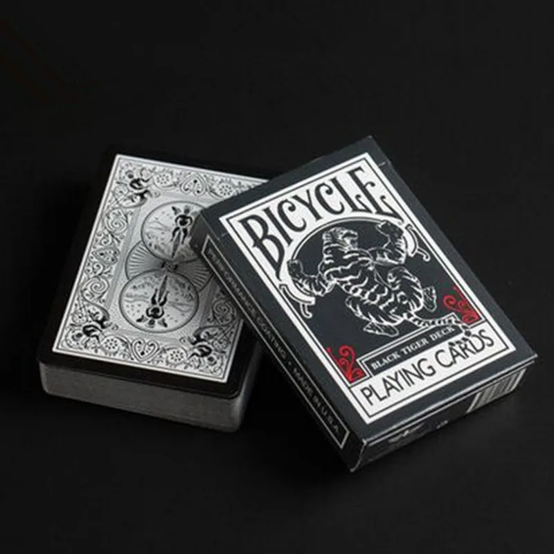 1Pcs BLACK TIGER BICYCLE DECK PLAYING CARDS GAFF MAGIC TRICKS ELLUSIONI Magi deck Props Magia Tricks Free Shipping
1Pcs BLACK TIGER BICYCLE DECK PLAYING CARDS GAFF MAGIC TRICKS ELLUSIONI Magi deck Props Magia Tricks Free Shipping