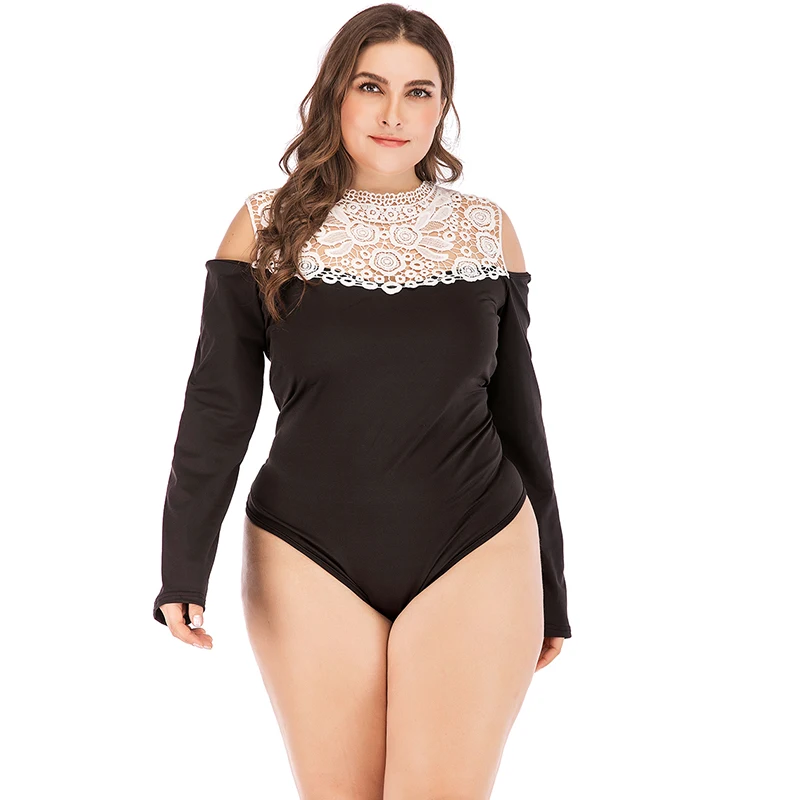 WHZHM Flower Lace Bodysuit Female Rompers Skinny Sexy Patchwork Women Playsuits Full Sleeve Plus Size 3XL 4XL Women Bodysuits
WHZHM Flower Lace Bodysuit Female Rompers Skinny Sexy Patchwork Women Playsuits Full Sleeve Plus Size 3XL 4XL Women Bodysuits