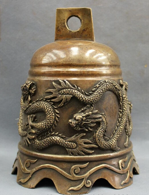 wholesale factory 8" Chinese Bronze Copper Buddhism Temple Decoration Brass Myth Fly Dragon Statue Bell
wholesale factory 8" Chinese Bronze Copper Buddhism Temple Decoration Brass Myth Fly Dragon Statue Bell