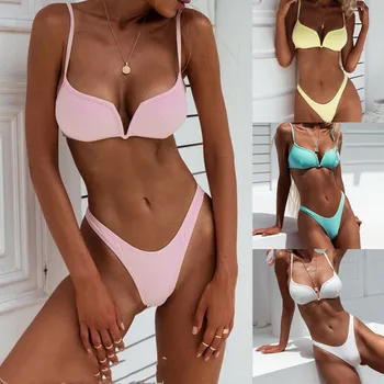 Bikini 2019 Fashion Sexy Women Bikini Push-up Padded Bra Swimsuit Swimwear Bathing Suit Swimwear Women Swimming Suit For Women
Bikini 2019 Fashion Sexy Women Bikini Push-up Padded Bra Swimsuit Swimwear Bathing Suit Swimwear Women Swimming Suit For Women