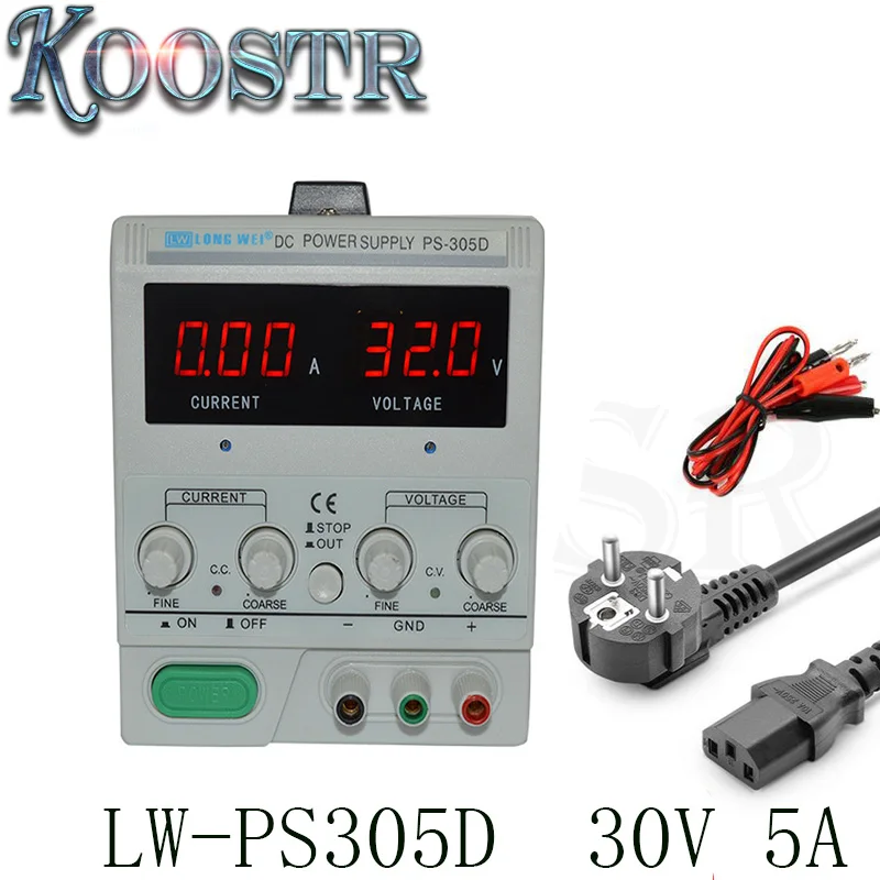 LW-PS305D Linear DC Power Supply Adjustable Digital LED Test Electroplating Aging 30V 5A Switch Laboratory Power Supply 110V220V
LW-PS305D Linear DC Power Supply Adjustable Digital LED Test Electroplating Aging 30V 5A Switch Laboratory Power Supply 110V220V