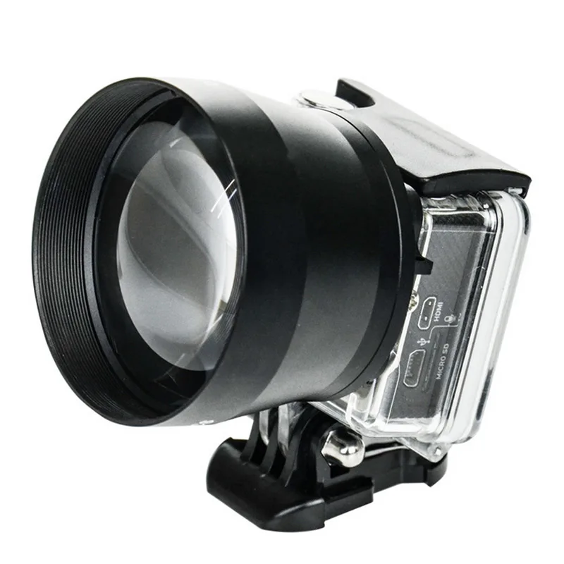 Newly 52mm Zoom Lens HD Super Telephoto Lens Universal Professional Digital Camera for Gopro GOPRO 3+ 4 for Xiaoyi
Newly 52mm Zoom Lens HD Super Telephoto Lens Universal Professional Digital Camera for Gopro GOPRO 3+ 4 for Xiaoyi