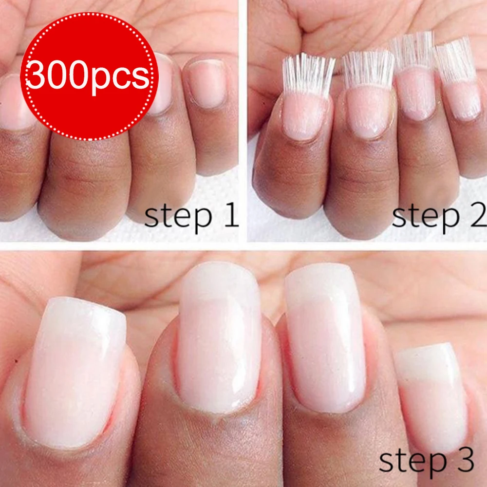 Professional 300pcs Nail extension fiber Nail Acrylic Tips Set Fiberglass Nails Extension Pack Fiber Glass Nails Building Gel
Professional 300pcs Nail extension fiber Nail Acrylic Tips Set Fiberglass Nails Extension Pack Fiber Glass Nails Building Gel