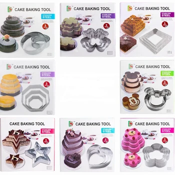 3PCS/set Stainless Steel Cookie Cutter 8 Shape Cookie Mold Fondant Jelly Cake Cutter Mousse Rings Baking Tool
3PCS/set Stainless Steel Cookie Cutter 8 Shape Cookie Mold Fondant Jelly Cake Cutter Mousse Rings Baking Tool