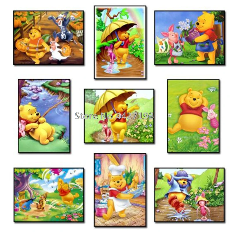 5D Diamond Painting Full Drill Resin Rhinestones 3D Diamond Embroidery Winnie the Pooh Friends Diy Cross Stitch Kits Mosaic Gift
5D Diamond Painting Full Drill Resin Rhinestones 3D Diamond Embroidery Winnie the Pooh Friends Diy Cross Stitch Kits Mosaic Gift