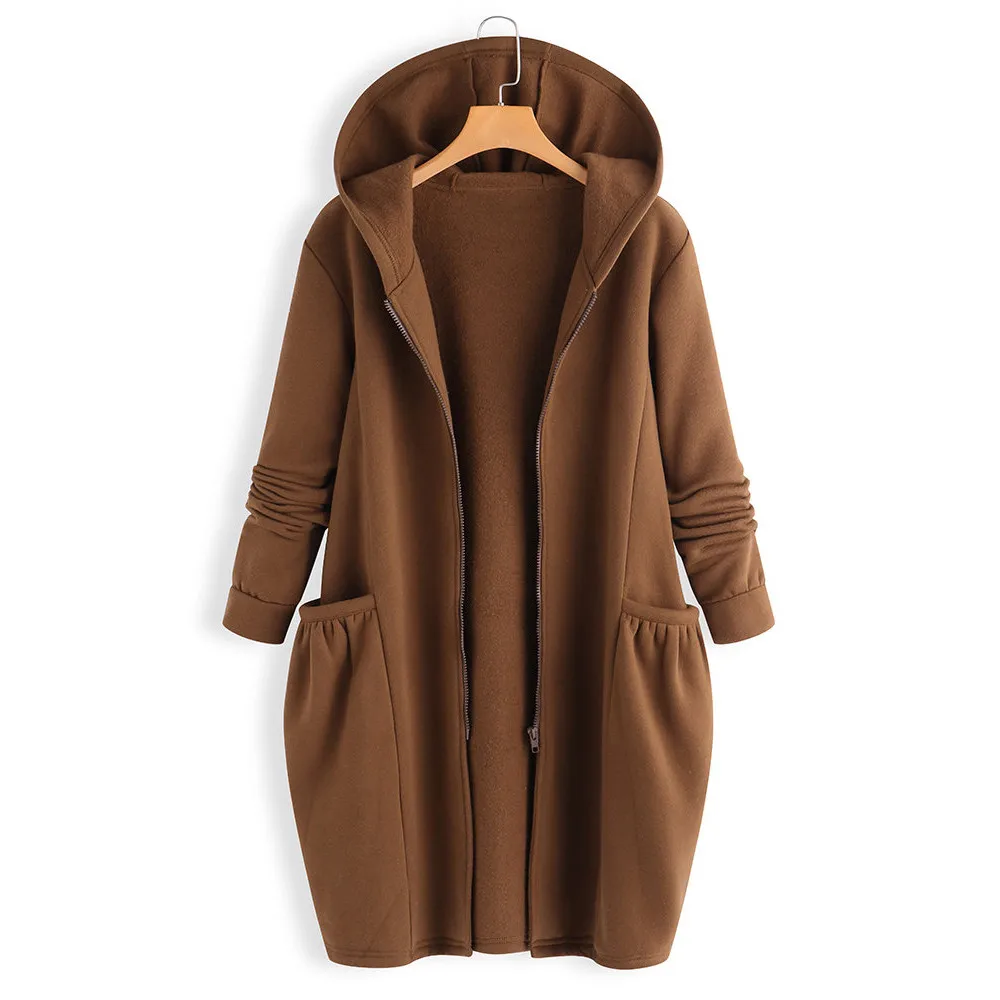 Womens Winter Warm Outwear Solid Hooded Pockets Coats Casual Hoodies Jacket Overcoat Top girl pocket female
Womens Winter Warm Outwear Solid Hooded Pockets Coats Casual Hoodies Jacket Overcoat Top girl pocket female
