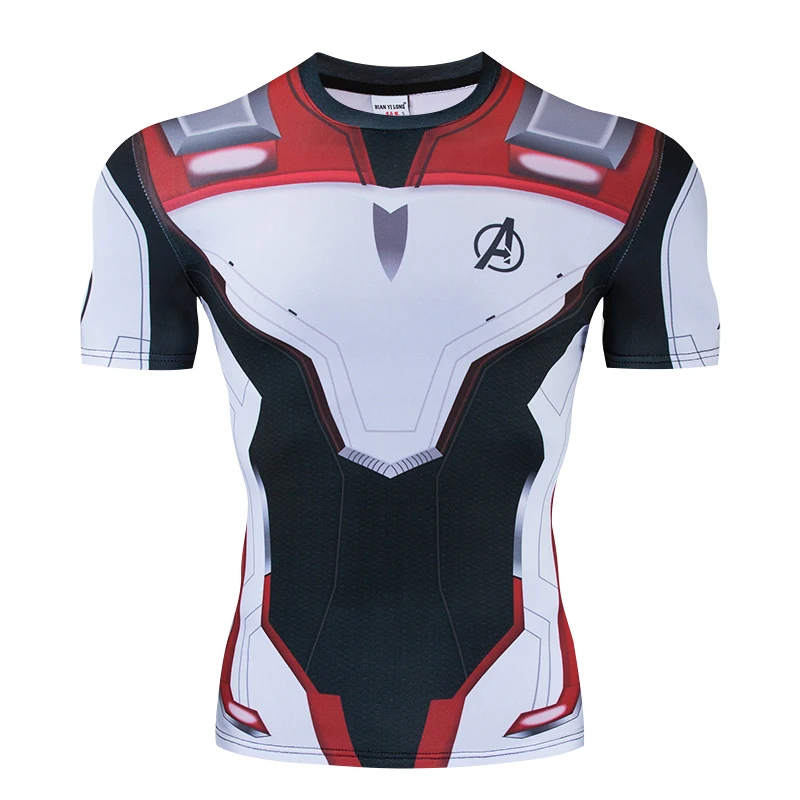 Avengers 4 Endgame Quantum War 3D Printed T shirts Men Compression Shirt Iron man Cosplay Costume Short sleeve Tops For Male
Avengers 4 Endgame Quantum War 3D Printed T shirts Men Compression Shirt Iron man Cosplay Costume Short sleeve Tops For Male