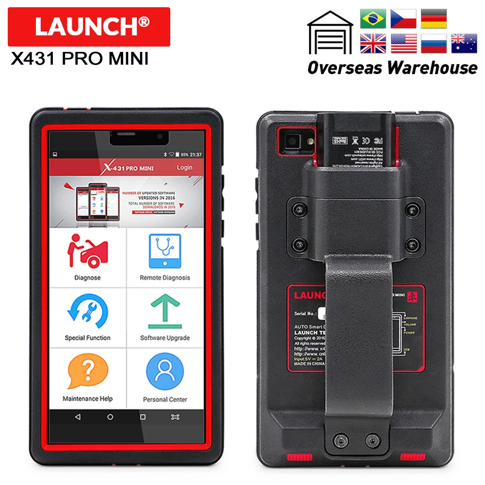 Launch X431 Pro Mini 6.9 inch Tablet PC WiFi/Bluetooth Function full system Diagnostic tool Update Online CRP123 as Gift
Launch X431 Pro Mini 6.9 inch Tablet PC WiFi/Bluetooth Function full system Diagnostic tool Update Online CRP123 as Gift