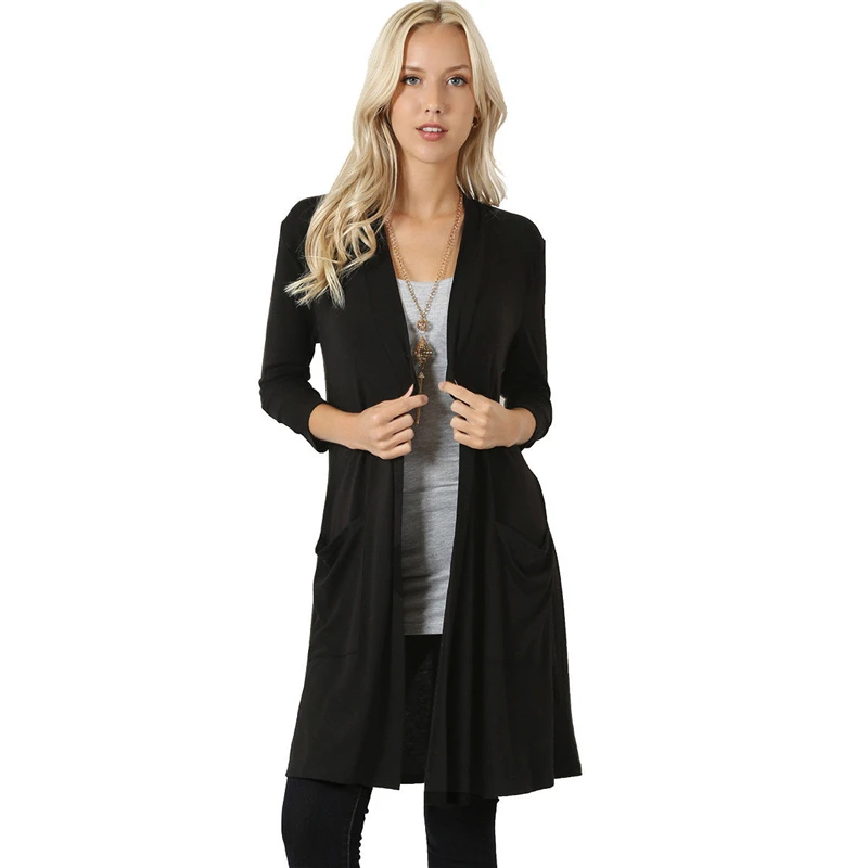 Spring Autumn Sweater Women's Costume Large Size Sweater Casual Long Cardigan Loose Big Size Pockets Female Knitted Sweater J777
Spring Autumn Sweater Women's Costume Large Size Sweater Casual Long Cardigan Loose Big Size Pockets Female Knitted Sweater J777