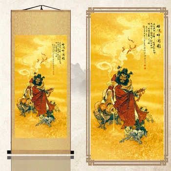 ( ZHONG KUI ) silk art painting Chinese Art Painting Home Office Decoration Chinese painting
( ZHONG KUI ) silk art painting Chinese Art Painting Home Office Decoration Chinese painting