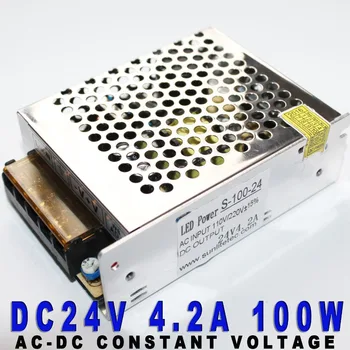 Single output Switching Power Supply 24V 4.2A 100W Transformer 100-240v AC to dc for LED Strip Light CNC CCTV AC-DC SMPS 
Single output Switching Power Supply 24V 4.2A 100W Transformer 100-240v AC to dc for LED Strip Light CNC CCTV AC-DC SMPS