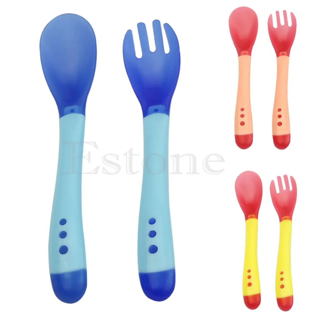 2PCS Tableware Heat Resistant Children Spoon Fork Set Baby Feeding Spoon Kids Baby Cutlery Flatware
2PCS Tableware Heat Resistant Children Spoon Fork Set Baby Feeding Spoon Kids Baby Cutlery Flatware