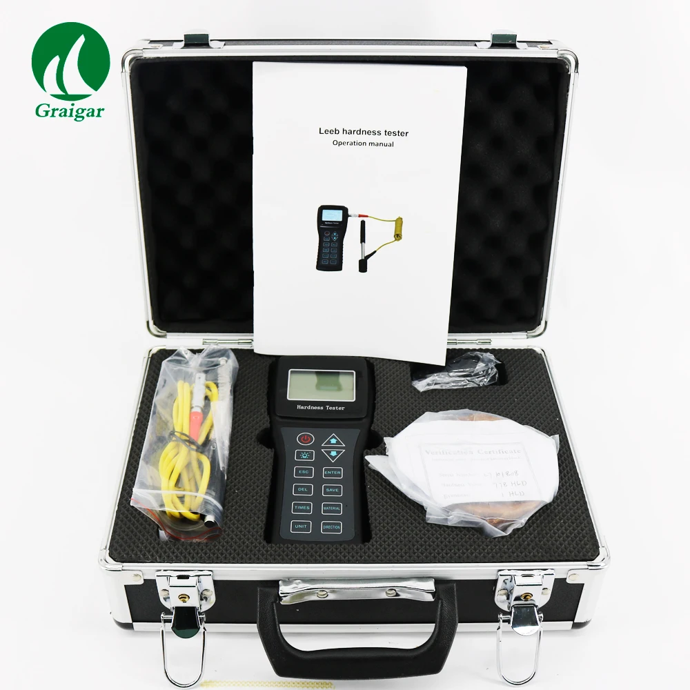 Portable Hardness Tester SHL-150 Hardness Tester Store 48 to 350 groups (impact times 32 to 1) Single Measurement Value
Portable Hardness Tester SHL-150 Hardness Tester Store 48 to 350 groups (impact times 32 to 1) Single Measurement Value