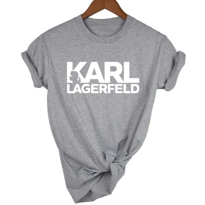 KARL Lagerfeld art vogue Shirt Women Cotton T-shirt Harajuku Top couple clothes Girlfriend Gift tshirt femme
KARL Lagerfeld art vogue Shirt Women Cotton T-shirt Harajuku Top couple clothes Girlfriend Gift tshirt femme