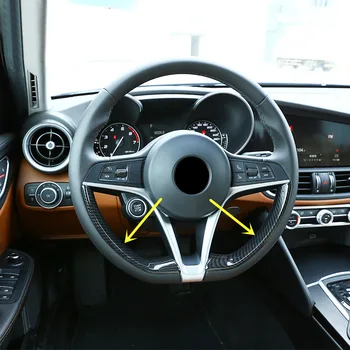 Car Styling 2PCS ABS Interior Steering Wheel Bottom Decoration Cover Trim For Alfa Romeo Giulia Stelvio 2017 2018
Car Styling 2PCS ABS Interior Steering Wheel Bottom Decoration Cover Trim For Alfa Romeo Giulia Stelvio 2017 2018
