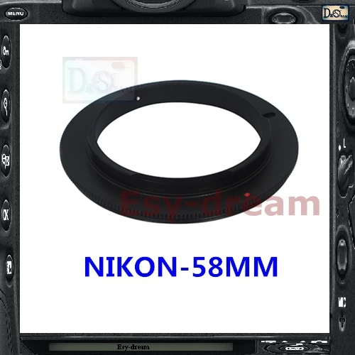 AI-58 58 mm Lens Macro Reverse Ring Adaptor Adapter for NIKON-58 Nikon DSLR Camera F AI 58mm PR211 | Электроника