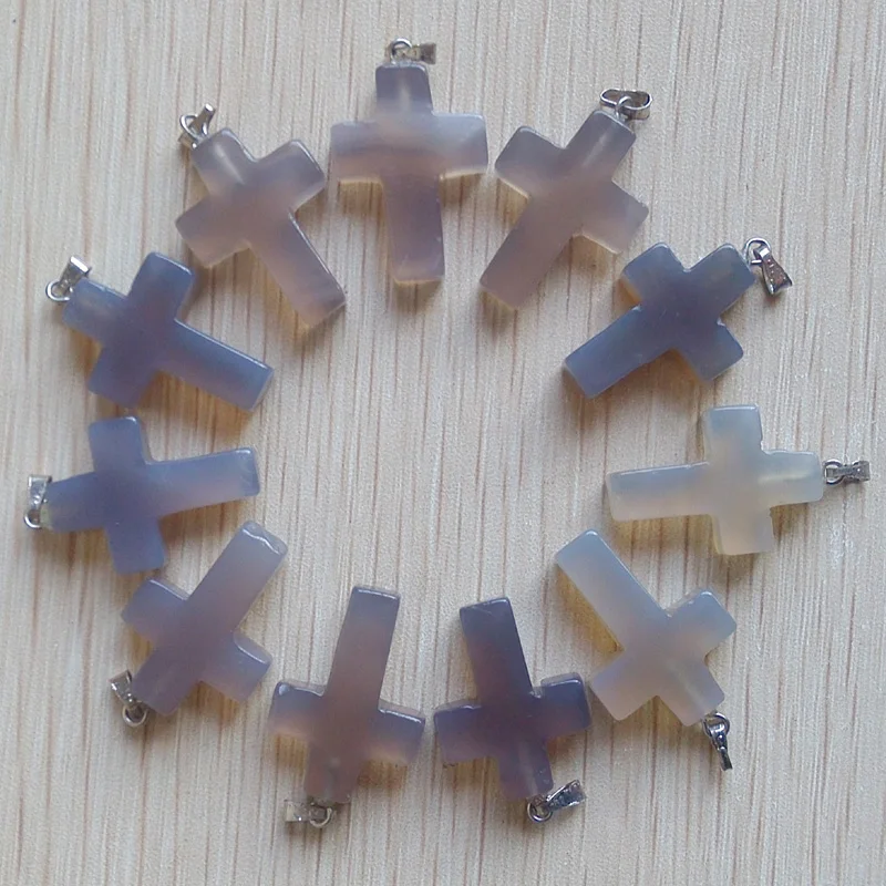 Fashion hot sell good quality natural stone cross Charms pendants for jewelry making Wholesale 50pcs/lot free shipping
Fashion hot sell good quality natural stone cross Charms pendants for jewelry making Wholesale 50pcs/lot free shipping