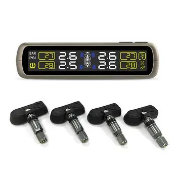 TPMS Tire Pressure Alarm With 4 Sensors USB Cable And Solar Panel Charging Built In High Temperature Resistant Lithium Battery
TPMS Tire Pressure Alarm With 4 Sensors USB Cable And Solar Panel Charging Built In High Temperature Resistant Lithium Battery