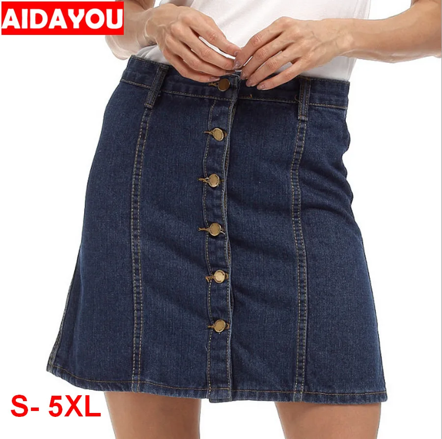 2019 New Denim Skirts plus size 5xl Women Casual Solid Skirt summer Bodycon button A-line for lady big size jean skirt ouc571a
2019 New Denim Skirts plus size 5xl Women Casual Solid Skirt summer Bodycon button A-line for lady big size jean skirt ouc571a
