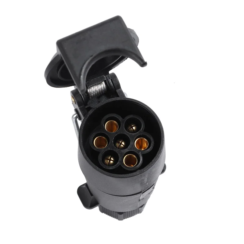 Car Accessories- Universal 7Pin Trailer Socket with Hook 12N RV Cable Connector 7 Pin Plastic Trailer Socket
Car Accessories- Universal 7Pin Trailer Socket with Hook 12N RV Cable Connector 7 Pin Plastic Trailer Socket