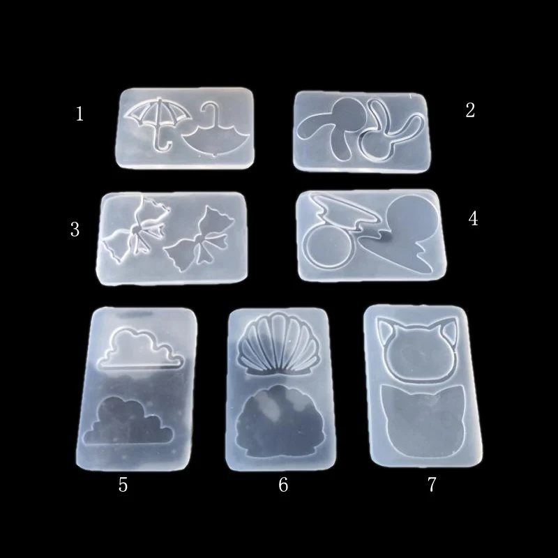 Diy umbrella Clouds rabbit cat quicksand waterflood pressure clay mould diy crystal drops of gel UV resin adhesive silicone mold
Diy umbrella Clouds rabbit cat quicksand waterflood pressure clay mould diy crystal drops of gel UV resin adhesive silicone mold