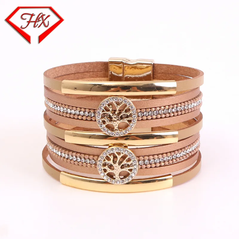 HX New Fashion Lucky Bracelet Bracelet Luxury Metal Life Tree Magnetic Clasp Women Bracelet Bohemian Men Bracelet Multilayer Tem
HX New Fashion Lucky Bracelet Bracelet Luxury Metal Life Tree Magnetic Clasp Women Bracelet Bohemian Men Bracelet Multilayer Tem